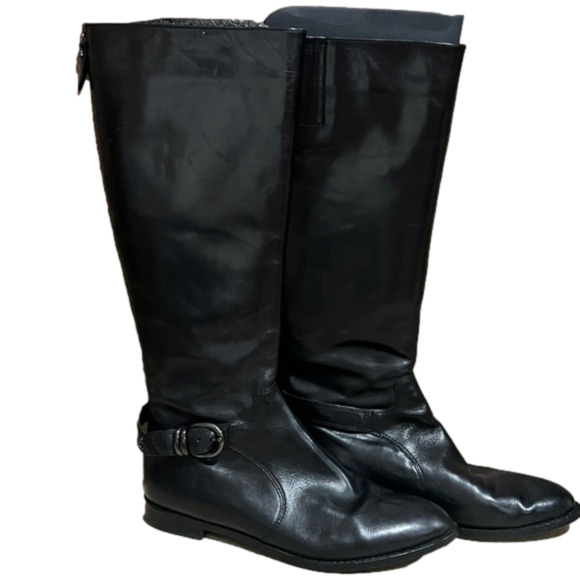 Via Spiga Italian Fine Leather riding boots Size 7.5 - Picture 1 of 14